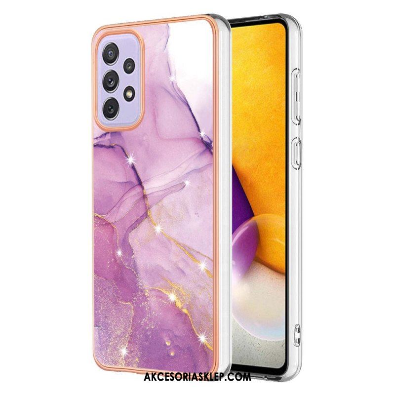 Etui do Samsung Galaxy A13 Silikonowy Elastyczny Marmur