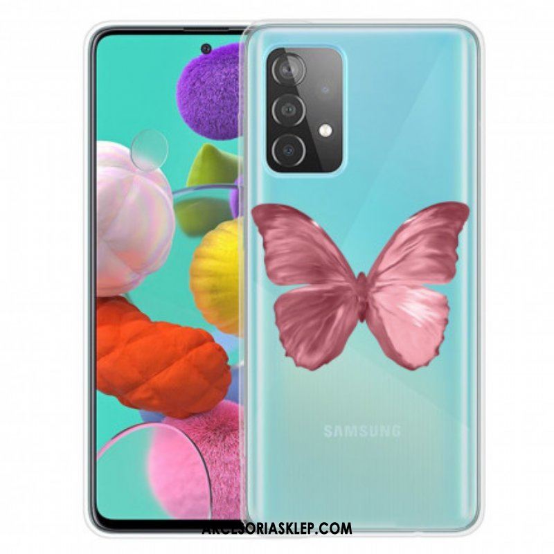 Etui do Samsung Galaxy A52 4G / A52 5G / A52s 5G Dzikie Motyle