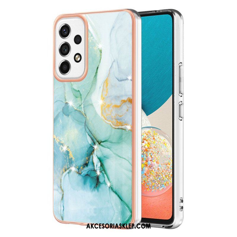 Etui do Samsung Galaxy A53 5G Silikonowy Elastyczny Marmur