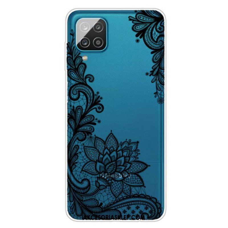 Etui do Samsung Galaxy M12 / A12 Wspaniała Koronka