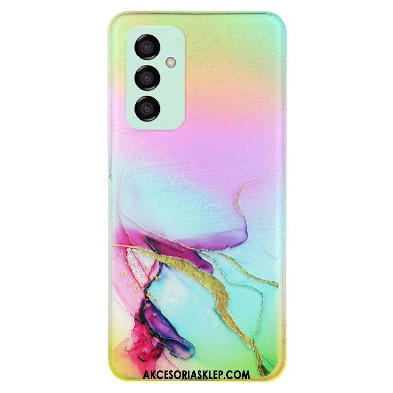 Etui do Samsung Galaxy M23 5G Marmur Z Efektem Lasera