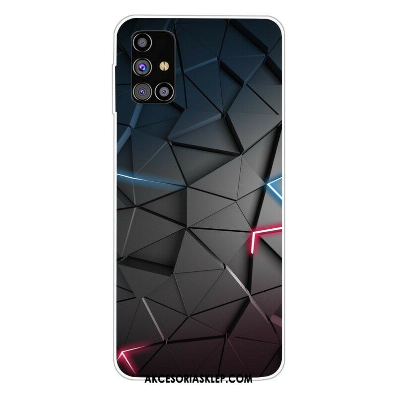 Etui do Samsung Galaxy M51 Elastyczna Geometria