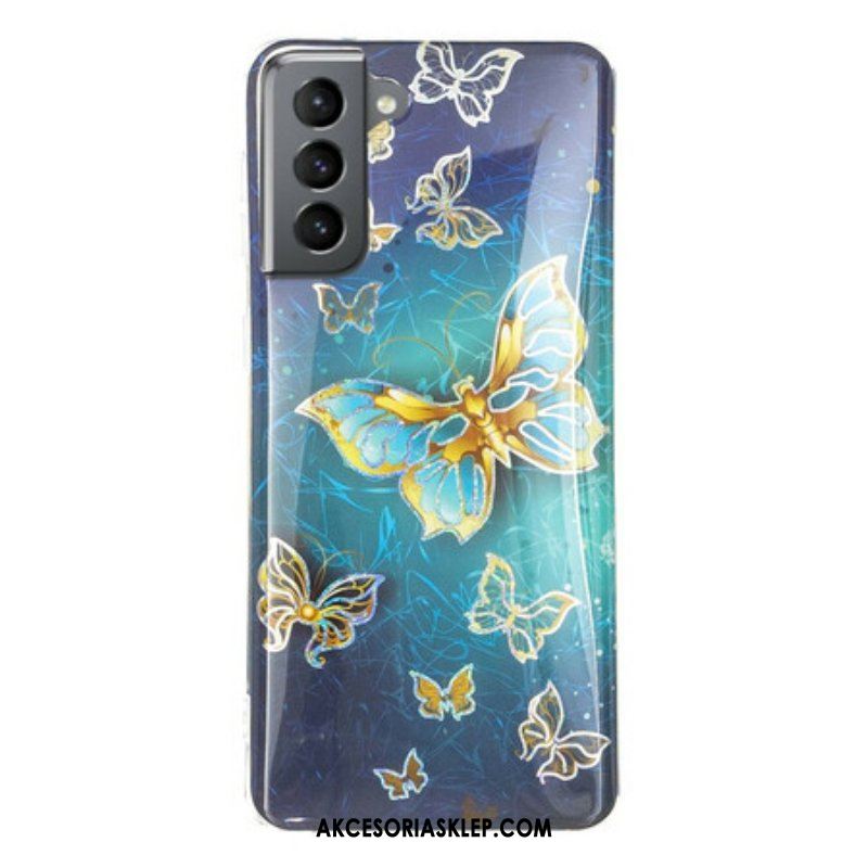 Etui do Samsung Galaxy S21 FE Zaprojektuj Motyle