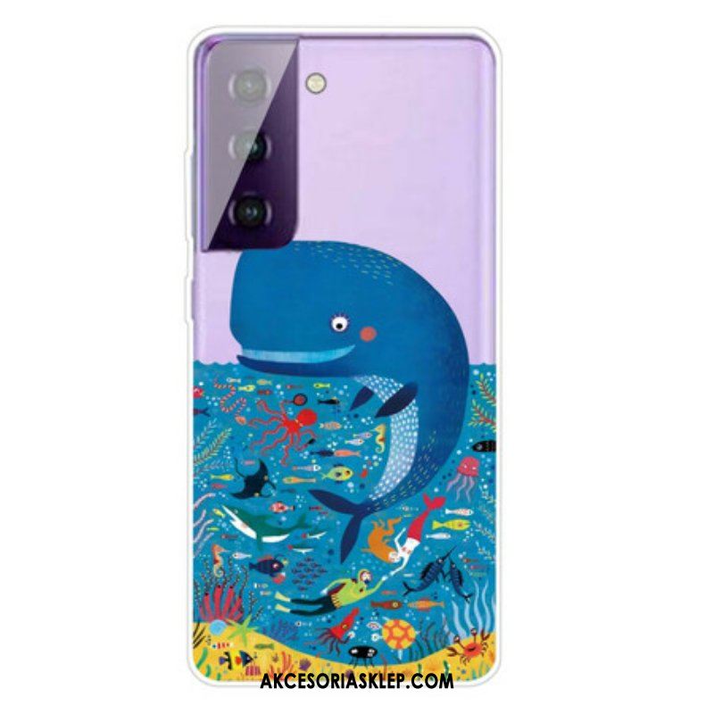Etui do Samsung Galaxy S21 FE Świat Morski