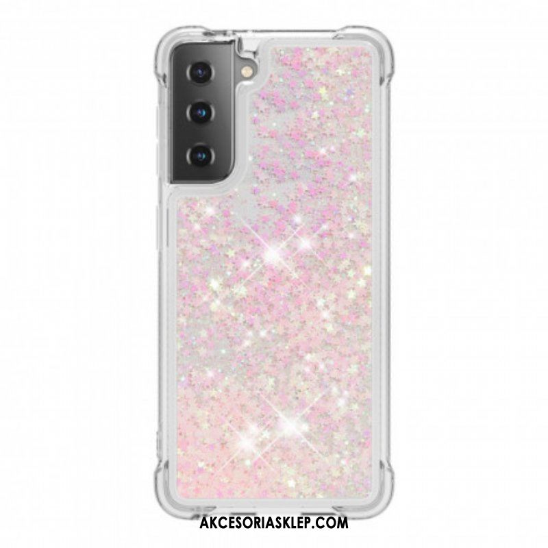 Etui do Samsung Galaxy S21 Plus 5G Pragnienia Cekiny