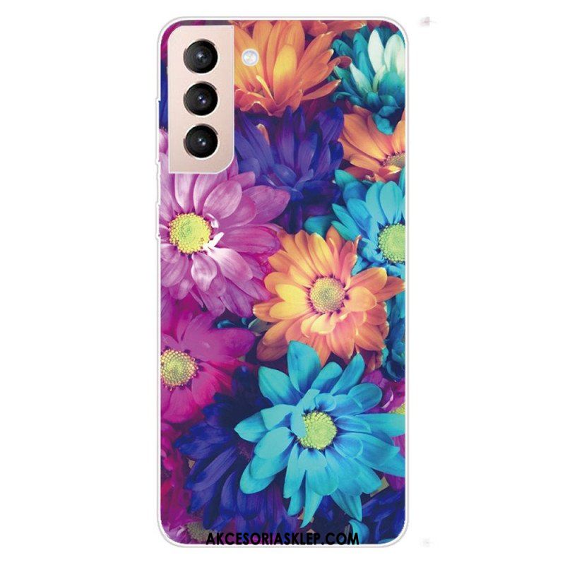 Etui do Samsung Galaxy S22 5G Elastyczne Kwiaty