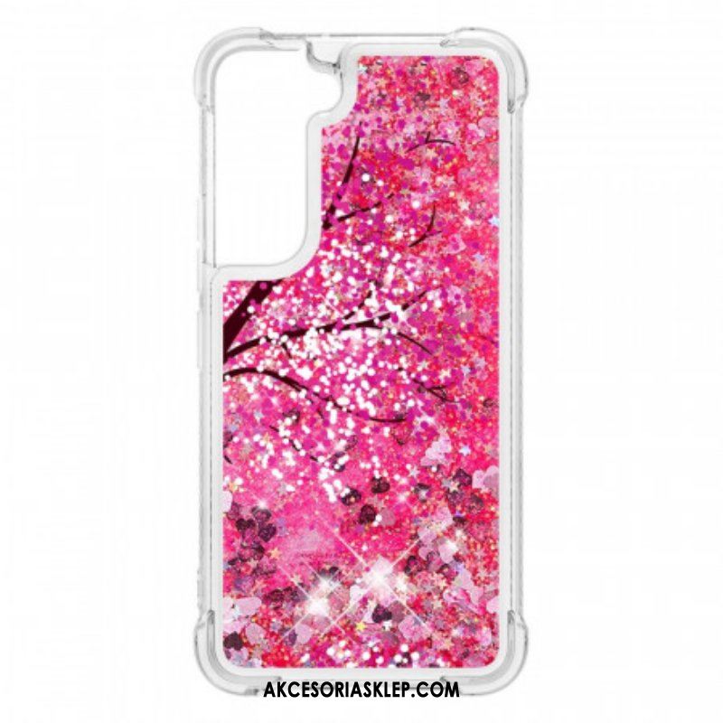 Etui do Samsung Galaxy S22 Plus 5G Brokatowe Drzewo