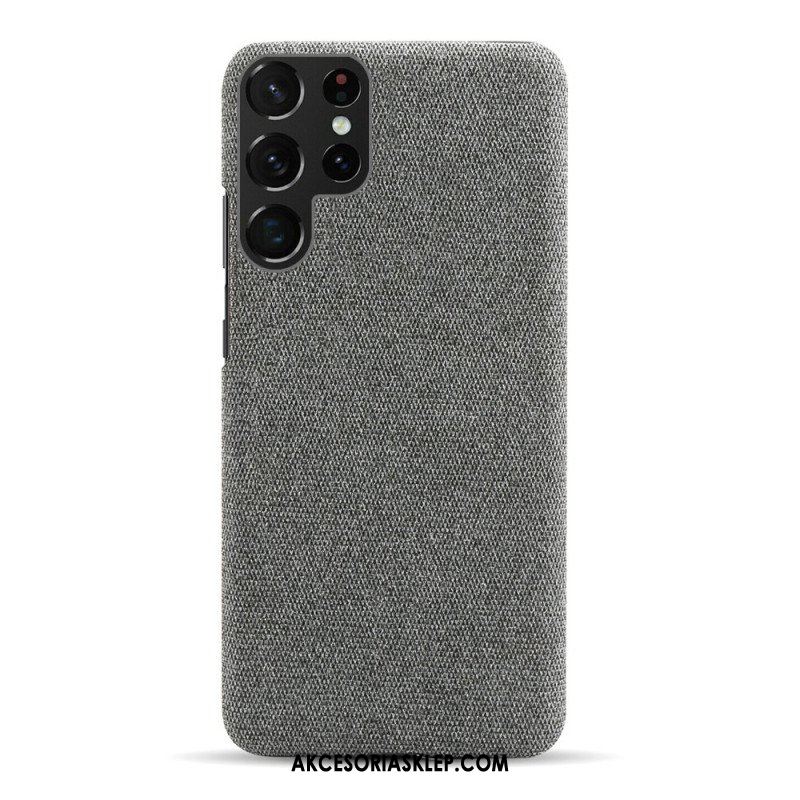 Etui do Samsung Galaxy S22 Ultra 5G Tkanina Teksturowana Ksq