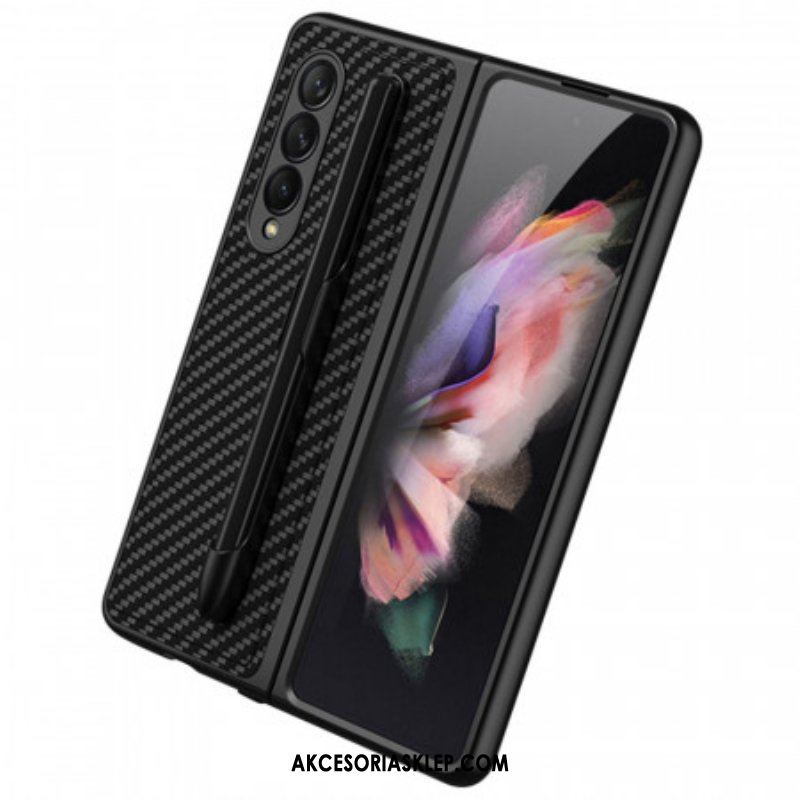 Etui do Samsung Galaxy Z Fold 3 5G Uchwyt Rysika Z Włókna Węglowego Gkk