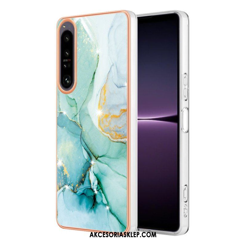 Etui do Sony Xperia 1 IV Kolorowy Marmur