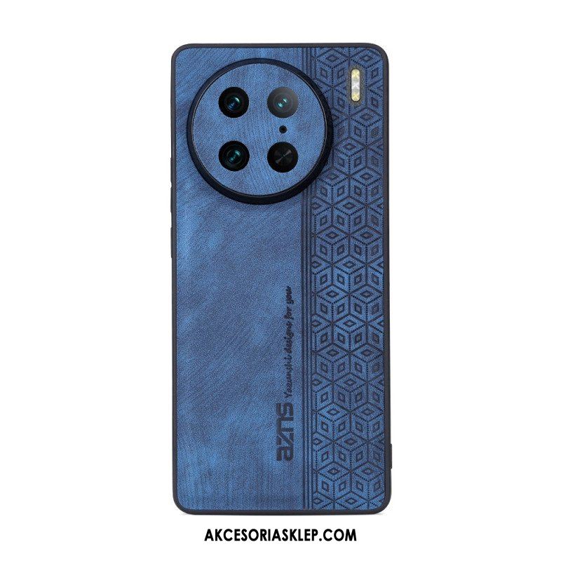 Etui do Vivo X90 Pro Efekt Skóry Azns