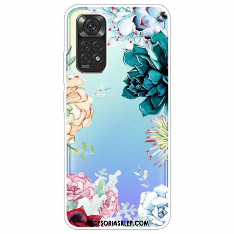 Etui do Xiaomi Redmi Note 11 Pro / 11 Pro 5G Akwarela Kwiaty