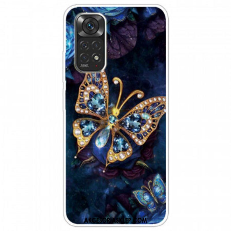 Etui do Xiaomi Redmi Note 11 Pro / 11 Pro 5G Złoty Motyl