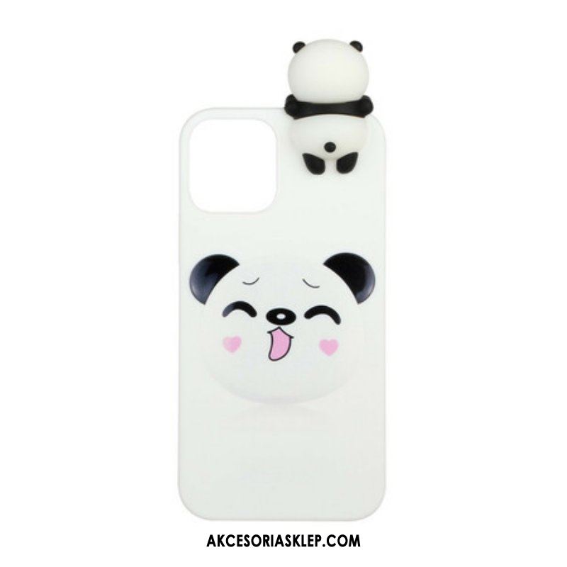 Etui do iPhone 13 Mini Fajna Panda 3d
