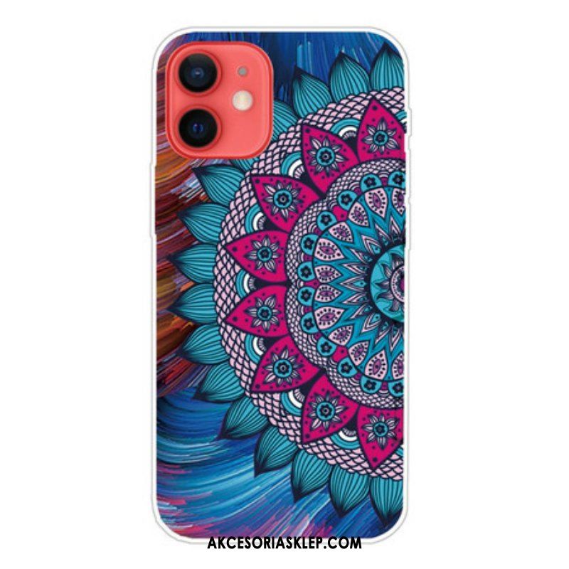 Etui do iPhone 13 Mini Kolorowa Mandala