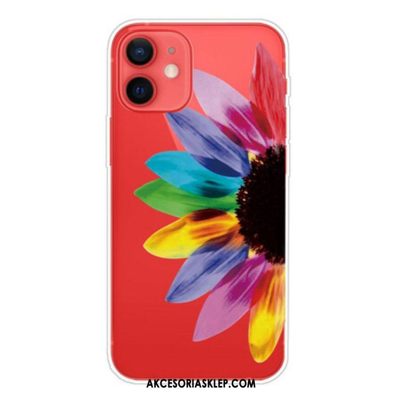 Etui do iPhone 13 Mini Kolorowy Kwiat