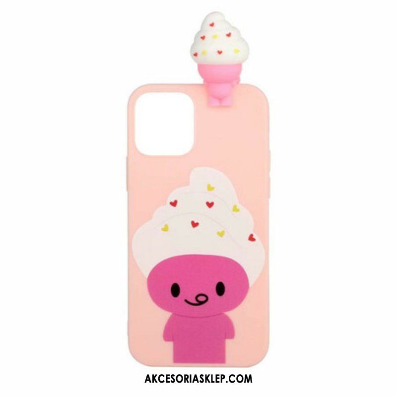 Etui do iPhone 13 Mini Zabawne Lody 3d