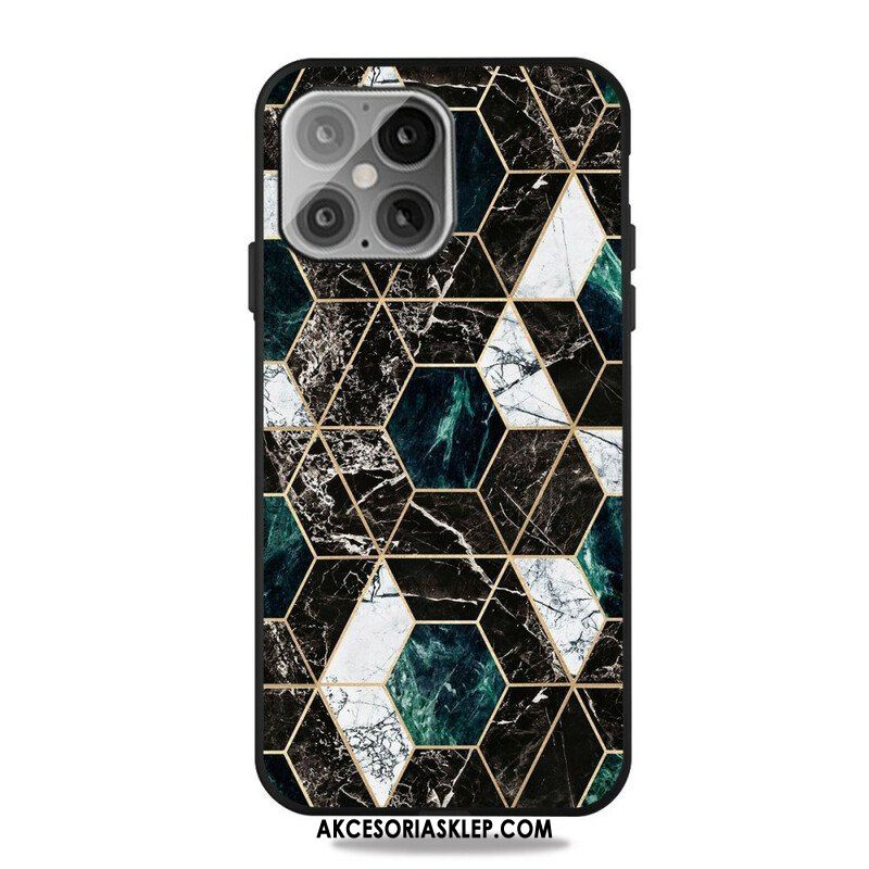 Etui do iPhone 13 Pro Geometria Marmuru