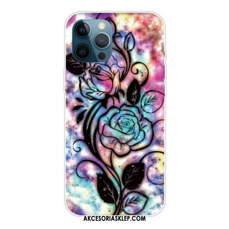 Etui do iPhone 13 Pro Graficzny Kwiat