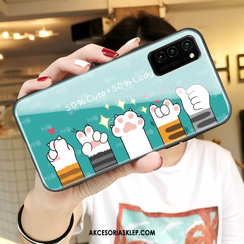 Futerał Honor View30 Pro Lustro Młodzież Czerwony Netto Cienkie Telefon Komórkowy Etui Kupię