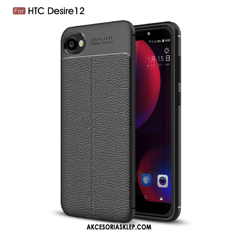 Futerał Htc Desire 12 Silikonowe Miękki Telefon Komórkowy Czarny All Inclusive Pokrowce Online