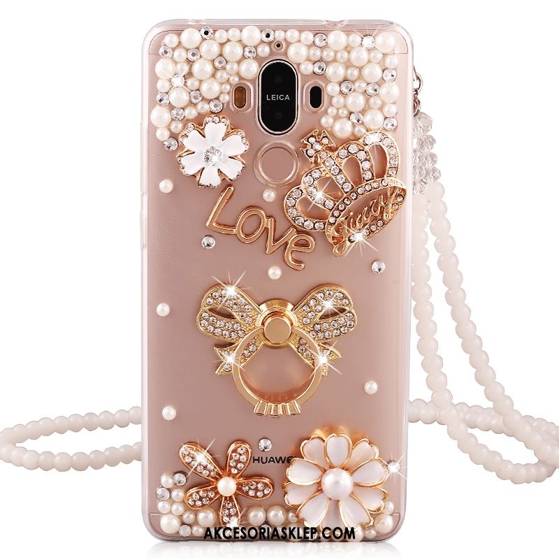 Futerał Huawei Mate 10 Pro Telefon Komórkowy Ring Przezroczysty Miękki Rhinestone Pokrowce Tanie