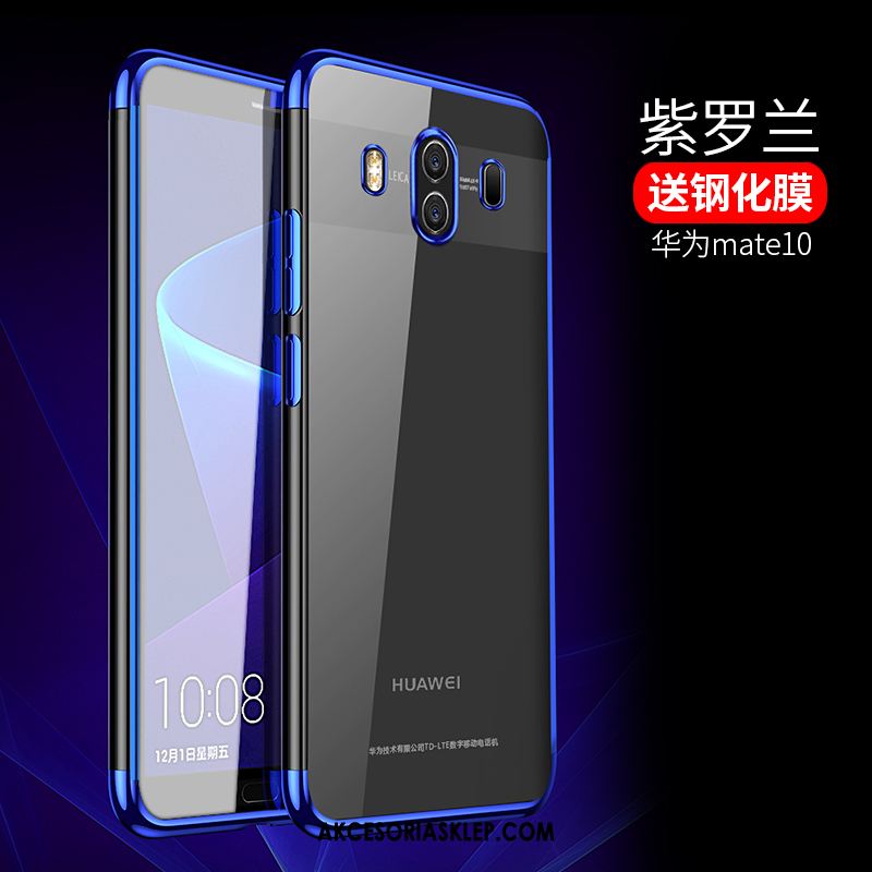 Futerał Huawei Mate 10 Telefon Komórkowy Przezroczysty Szkło Hartowane Niebieski Filmy Obudowa Sprzedam