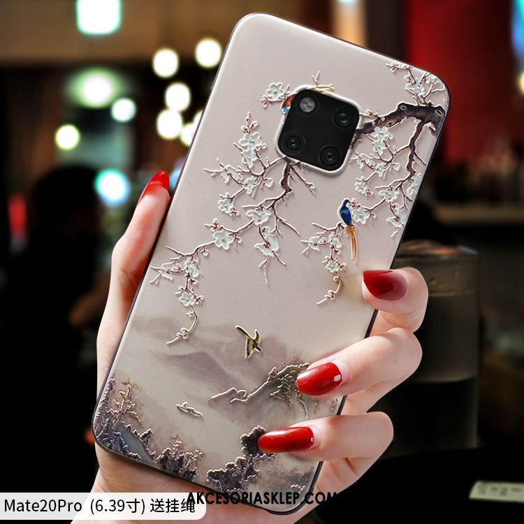 Futerał Huawei Mate 20 Pro Wiszące Ozdoby Cienkie Ochraniacz Chiński Styl Silikonowe Etui Sprzedam