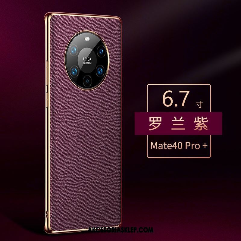 Futerał Huawei Mate 40 Pro+ Ochraniacz All Inclusive Prawdziwa Skóra Telefon Komórkowy Luksusowy Pokrowce Tanie