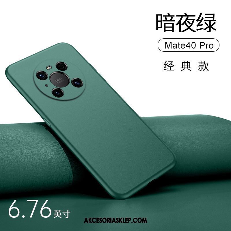 Futerał Huawei Mate 40 Pro Zielony Anti-fall Silikonowe Nubuku Nowy Obudowa Online