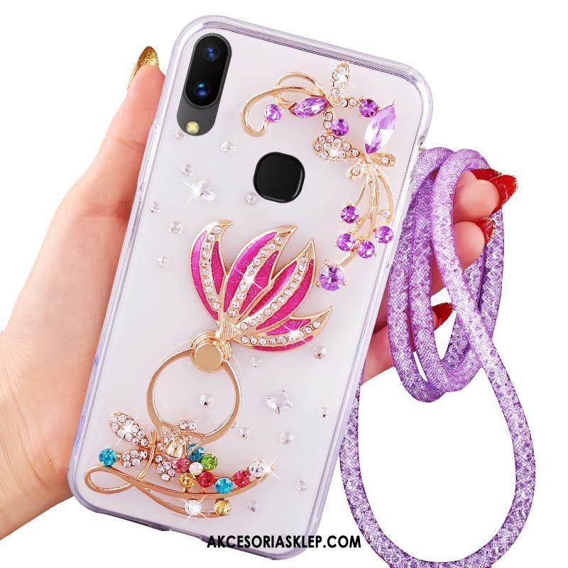 Futerał Huawei Nova 3 All Inclusive Anti-fall Czerwony Miękki Rhinestone Etui Tanie