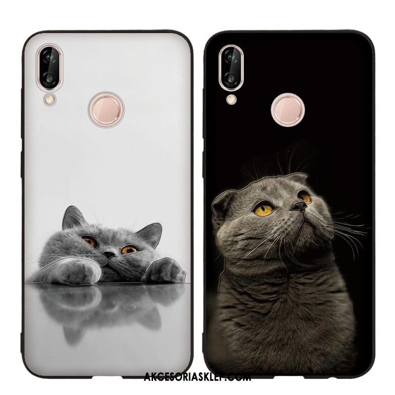 Futerał Huawei Nova 3 Kreatywne Relief Wiatr Czarny Moda Etui Kup