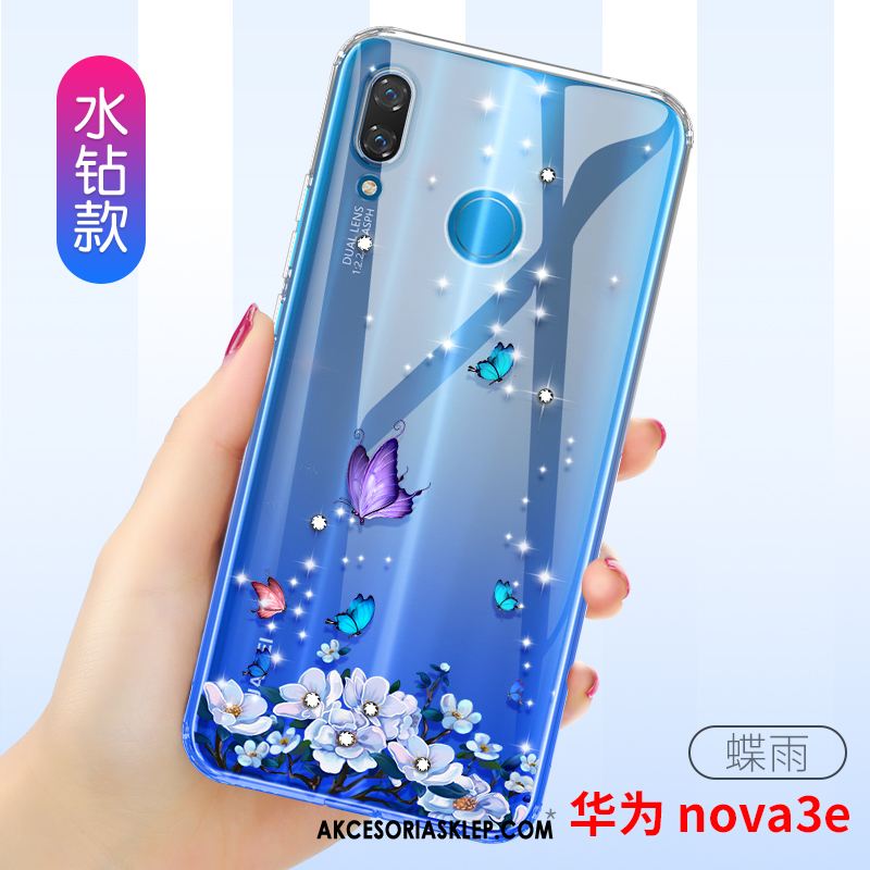 Futerał Huawei Nova 3e Przezroczysty Telefon Komórkowy Osobowość Modna Marka Cienkie Etui Online