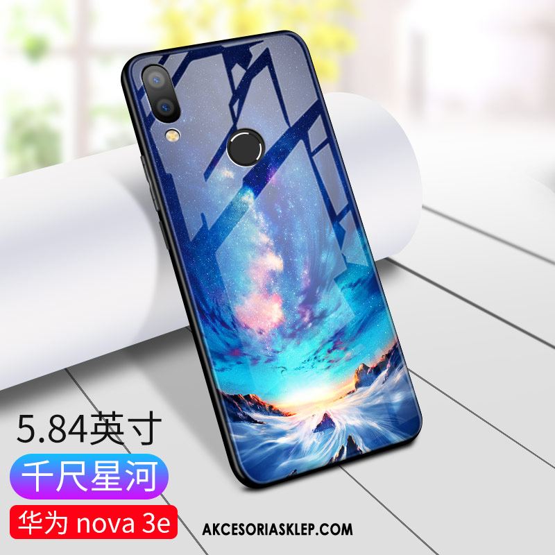 Futerał Huawei Nova 3e Silikonowe Kreatywne All Inclusive Nowy Niebieski Obudowa Na Sprzedaż