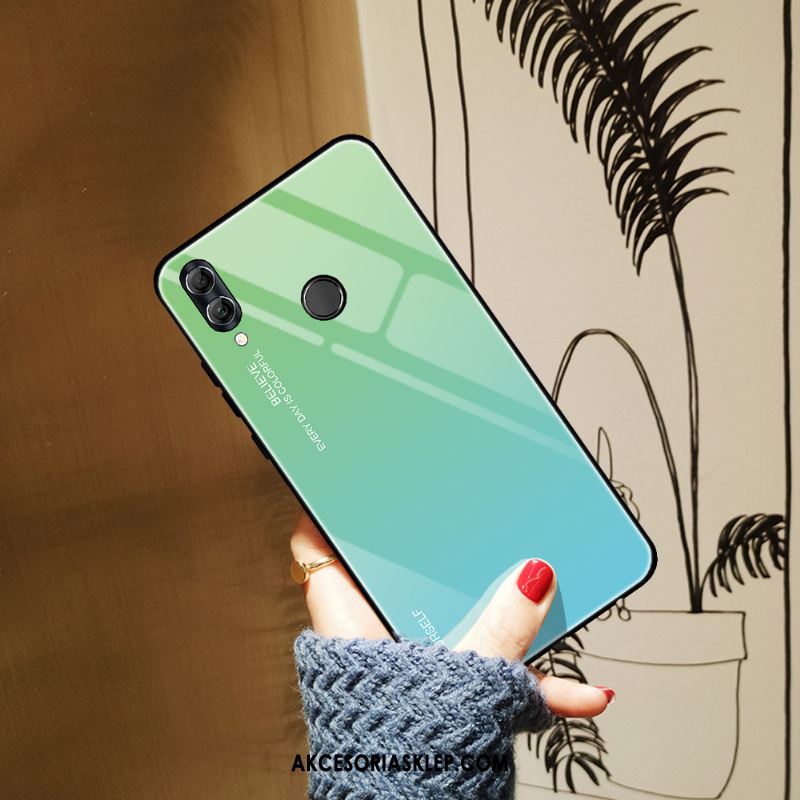 Futerał Huawei P Smart 2019 Ochraniacz Szkło Hartowane Kolor Gradientu Anti-fall Niebieski Etui Kup