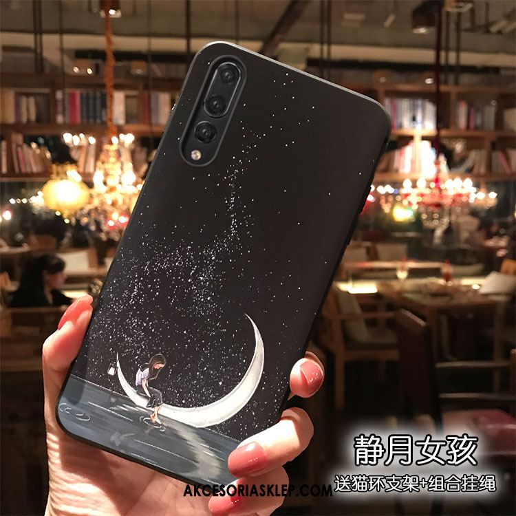 Futerał Huawei P20 Pro Czarny Silikonowe Tendencja Piękny Osobowość Etui Sklep