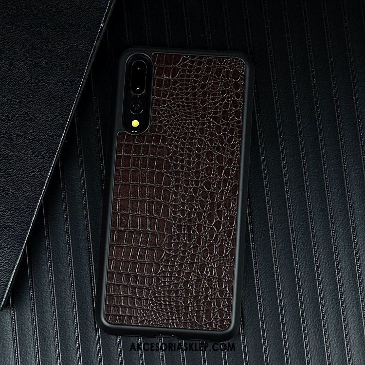 Futerał Huawei P20 Pro Telefon Komórkowy Skórzany Futerał Silikonowe Anti-fall Tendencja Obudowa Tanie