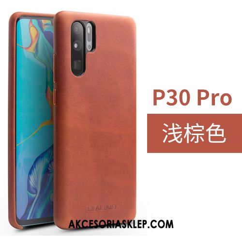 Futerał Huawei P30 Pro Jasny Mały Prawdziwa Skóra Skóra Bydlęca Ochraniacz Pokrowce Kup