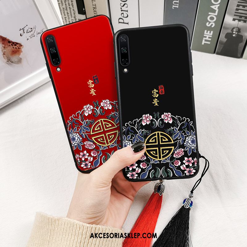 Futerał Huawei P40 Lite E Tendencja Vintage Relief Czarny Pałac Obudowa Online