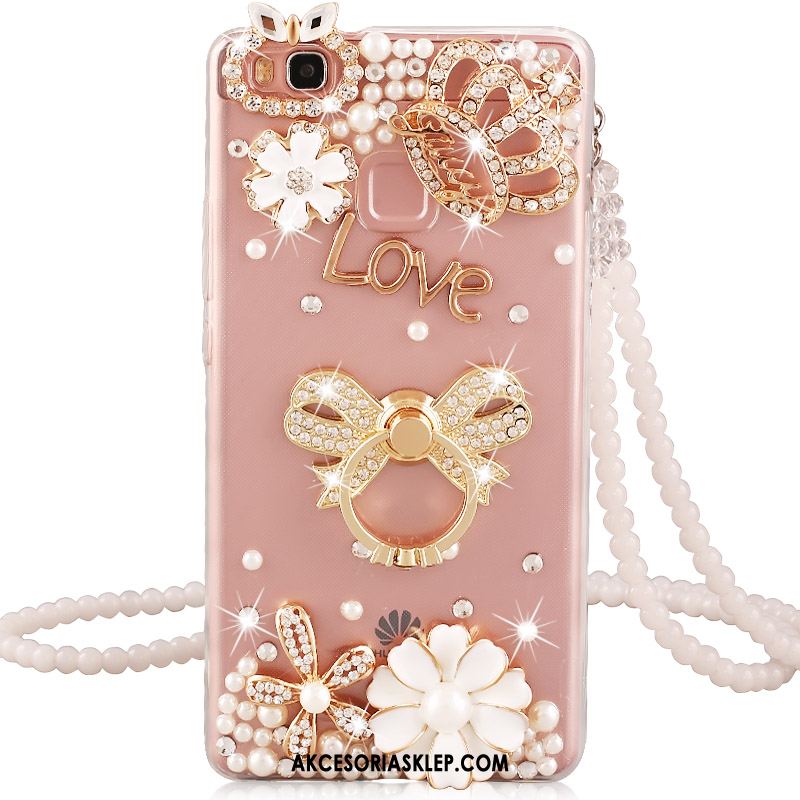Futerał Huawei P9 Lite Miękki Ochraniacz Anti-fall Rhinestone Przezroczysty Etui Dyskont