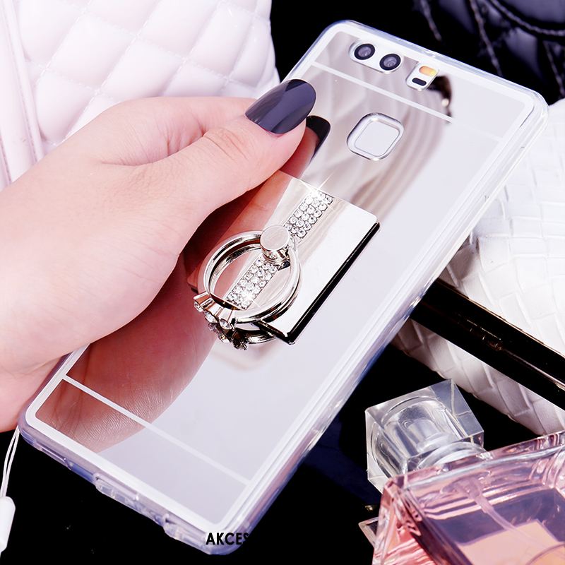 Futerał Huawei P9 Plus Ring Luksusowy Wiszące Ozdoby Rhinestone Telefon Komórkowy Etui Oferta