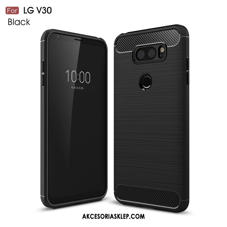 Futerał Lg V30 Wzór Telefon Komórkowy Czarny Anti-fall Ochraniacz Etui Sprzedam