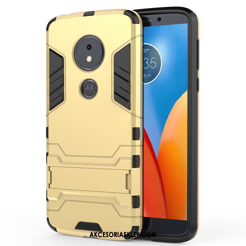 Futerał Moto E5 Wspornik All Inclusive Złoto Telefon Komórkowy Trudno Pokrowce Online