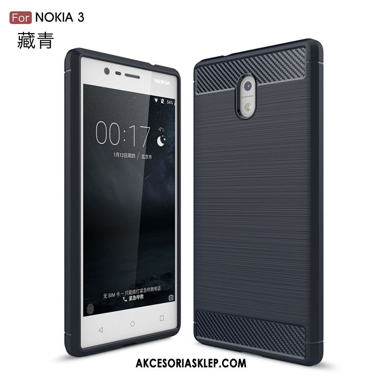 Futerał Nokia 3 Anti-fall Silikonowe Obrzeża Miękki Telefon Komórkowy Etui Sprzedam