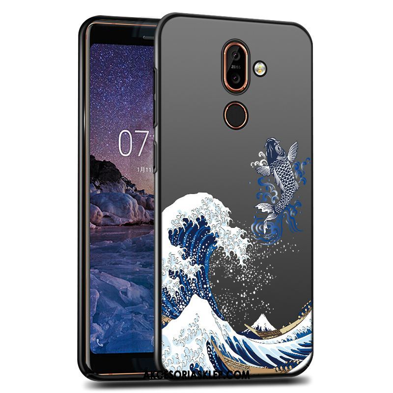 Futerał Nokia 7 Plus Ochraniacz Anti-fall Trudno Telefon Komórkowy Czarny Etui Sklep