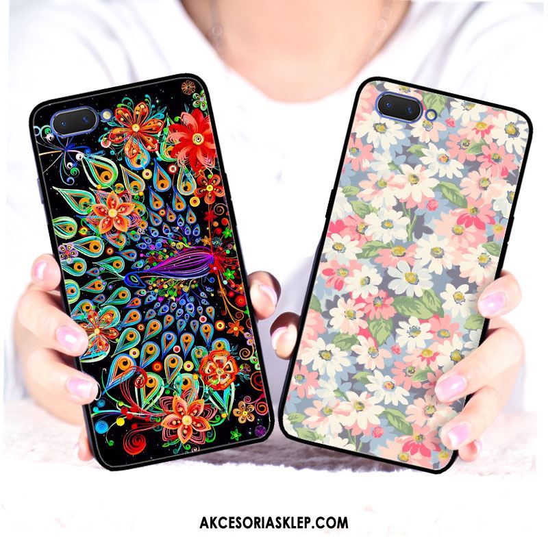 Futerał Oppo A3s Vintage Osobowość Ochraniacz Purpurowy Silikonowe Pokrowce Sklep
