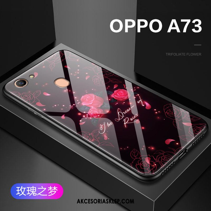 Futerał Oppo A73 Cienkie Ochraniacz All Inclusive Czerwony Kreatywne Etui Dyskont