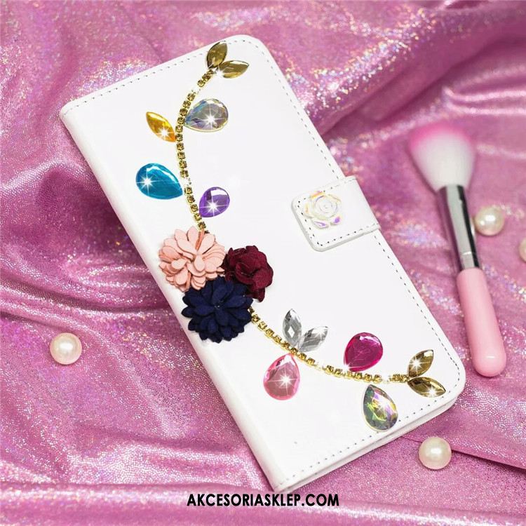 Futerał Oppo F9 Starry Klapa Rhinestone Telefon Komórkowy Wspornik Anti-fall Obudowa Tanie