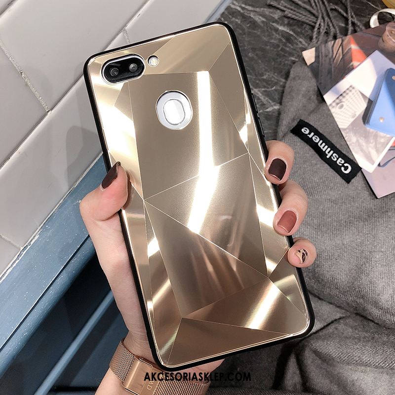 Futerał Oppo R15 Pro Kształt Diamentu Silikonowe All Inclusive Złoto Modna Marka Obudowa Tanie