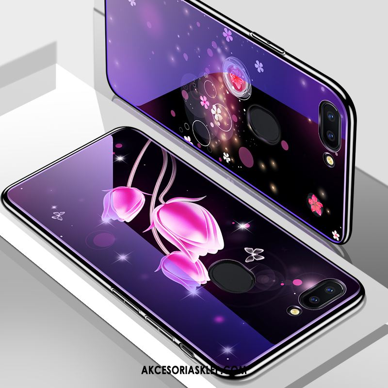 Futerał Oppo R15 Pro Moda Purpurowy Nowy Silikonowe Szkło Pokrowce Oferta